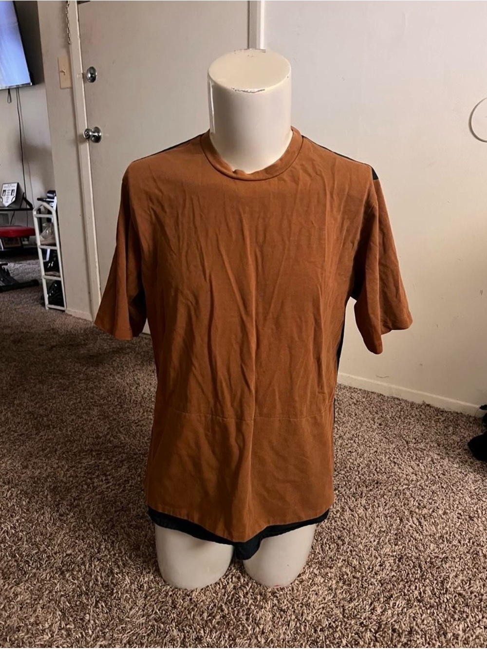 Wooyoungmi Rust Short Sleeve Crew T-Shirt